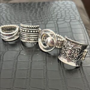 Silver Ring Set